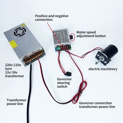 ブラシコンミュレーション 高トルク 永久磁石モーター 30W 12V/24V DIY発電機 モーター