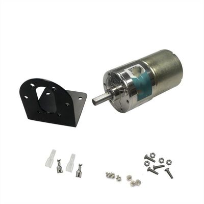 37mm直径 ギアボックス 大型トルク減速モーター 耐久性 長時間 12V 150rpm