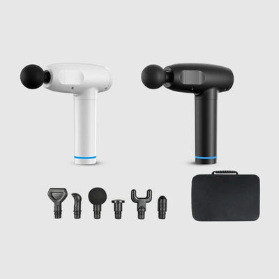 体マッサージ ミニ筋肉マッサージ銃 6 マッサージヘッドとタイム制御機能