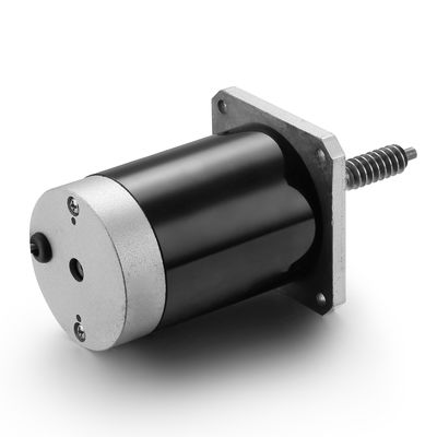 調整速度と逆転 24V 100W ブラッシュ式直流モーター 黒い工業機械用