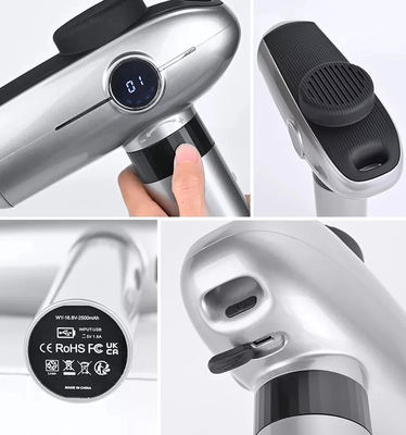 LCDスクリーンマッサージ機 振動 30 スピード ミニマッサージガン 全身リラックス