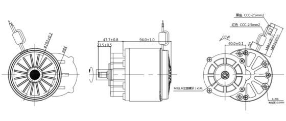 24V 250W/350W 高トルク 101mmギア DC電動モーターマシン 必須