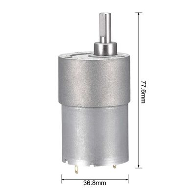 純金属 24V DCギアモーター トレーディングミール 防水特性 速度範囲 12~1600r/min