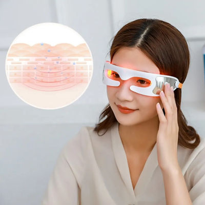 顔の皮膚ケアマシン LED赤光療法マスク ワイヤレススマートデバイスのためのアイマッサージ機