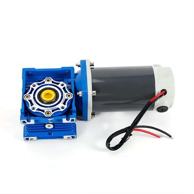 6w-300wブラシ直流電機 NMRVワームギアボックス 12V/24V/48V 60mm-104mm DCモーター