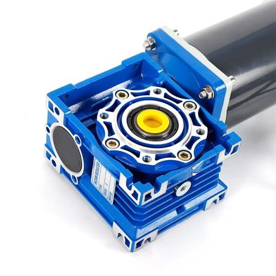 6w-300wブラシ直流電機 NMRVワームギアボックス 12V/24V/48V 60mm-104mm DCモーター