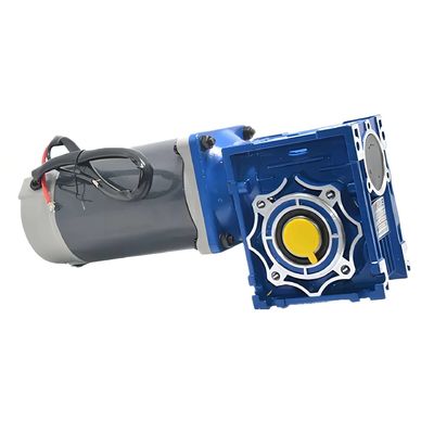 6w-300wブラシ直流電機 NMRVワームギアボックス 12V/24V/48V 60mm-104mm DCモーター