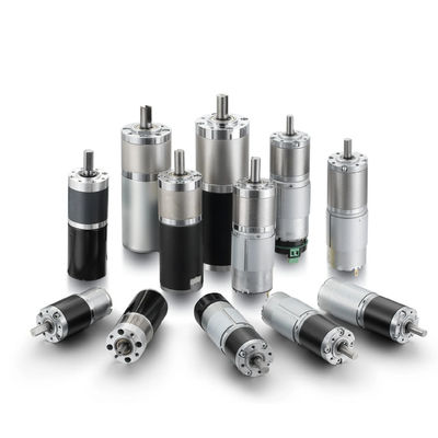 効率性 65% 自動ドアモーター用の小型モーター 28mm プラネタリ DC ブラシ付きギアモーター
