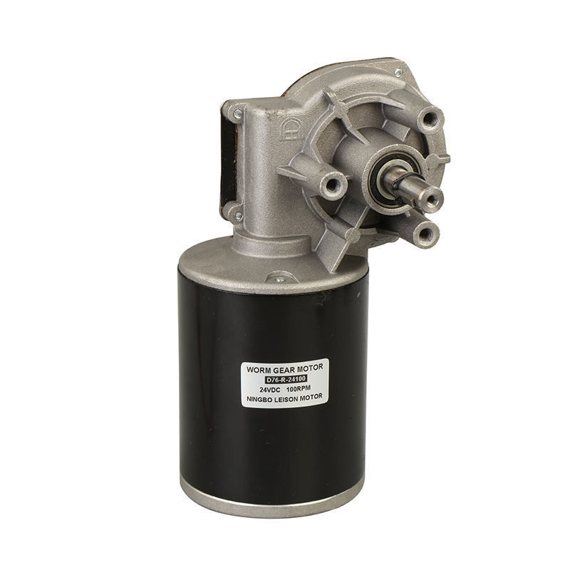 76MM 12V DCギアモーター 200W 右角シャフト 80RPM 90度 ワームギアボックス