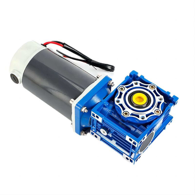 6w-300wブラシ直流電機 NMRVワームギアボックス 12V/24V/48V 60mm-104mm DCモーター