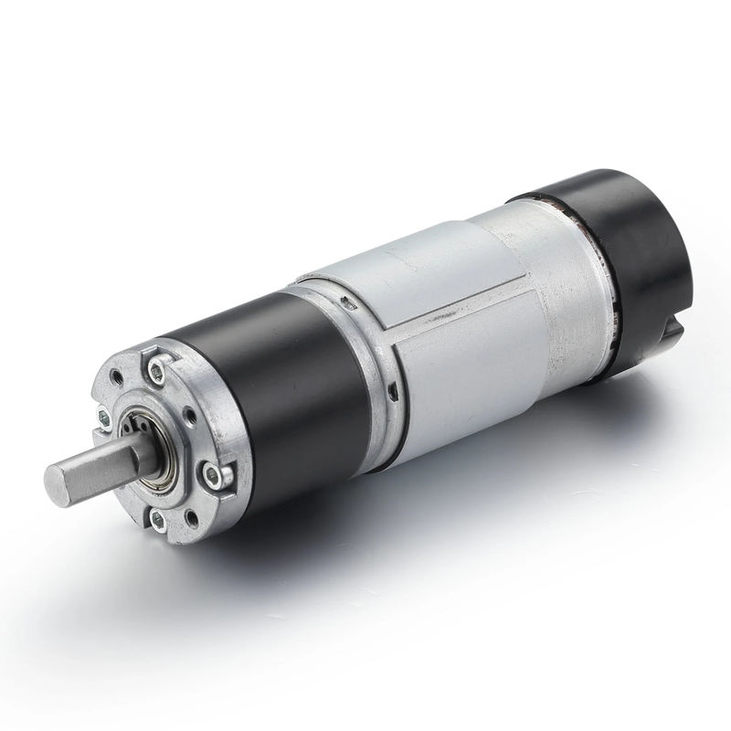 効率性 65% 自動ドアモーター用の小型モーター 28mm プラネタリ DC ブラシ付きギアモーター
